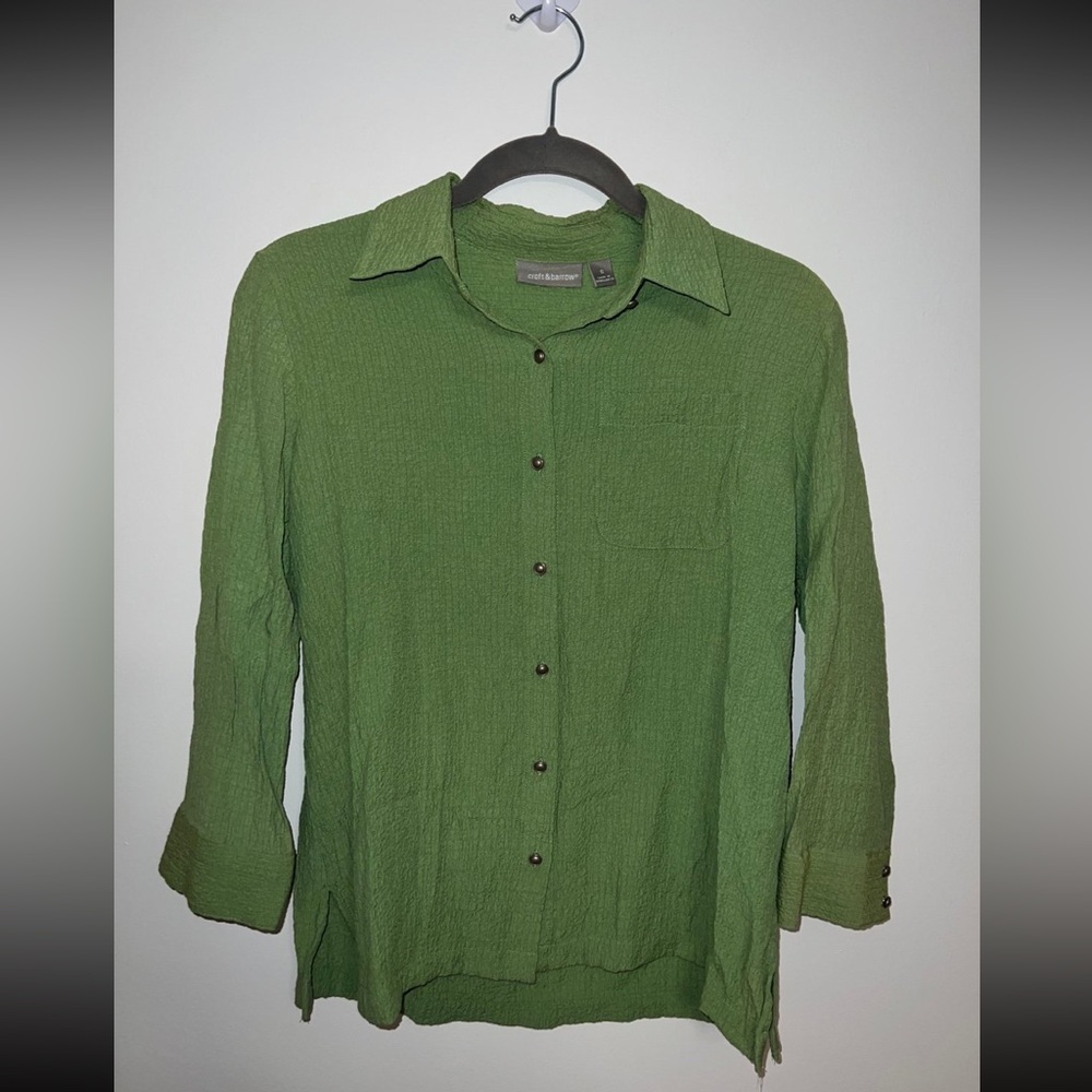 Croft and Barrow‎ Green Blouse